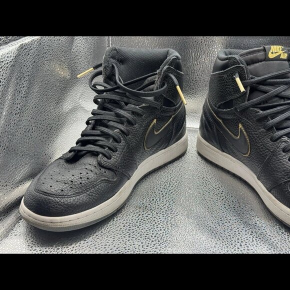 RARE 🚀 Sz‎ 11 Nike Air Jordan 1 Retro High City of Flight Black Gold 555088-031 - Picture 4 of 11